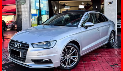 Audi a3 1.8 ambition tb tfsi com teto solar 2014 e revisões feitas na concessionária