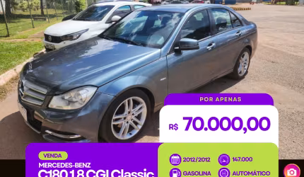 Mercedes-benz c180 1.8 cgi classic gasolina automático