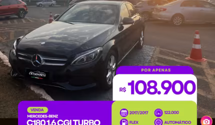Mercedes-benz c180 1.6 cgi turbo flex automátic