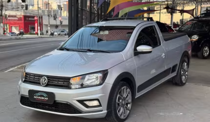 Volkswagen saveiro trendline 1.6 t.flex 8v  - prata - 2018/2019