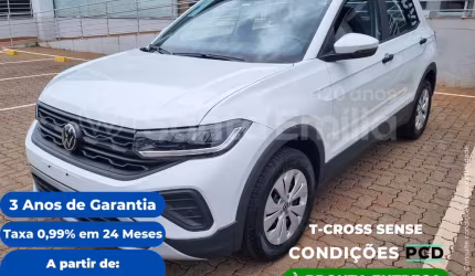 Volkswagen t-cross 1.0 tsi sense 200 4p