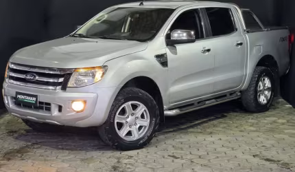 Ford ranger xlt 3.2 20v 4x4 cd diesel  - prata - 2012/2013