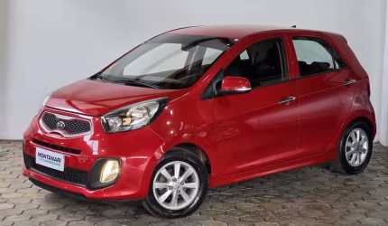 Kia picanto ex 1.0 flex aut.  - vermelha - 2015/2015