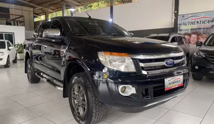 Ford ranger xlt 3.2 20v 4x4 cd diesel aut.  - preta - 2014/2015