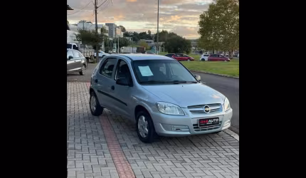 Chevrolet celta spirit 1.0 mpfi vhc 8v 5p  - prata - 2010/2011