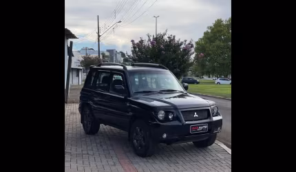 Mitsubishi pajero tr4 2.0/ 2.0 flex 16v 4x4 aut.  - preta - 2007/2007