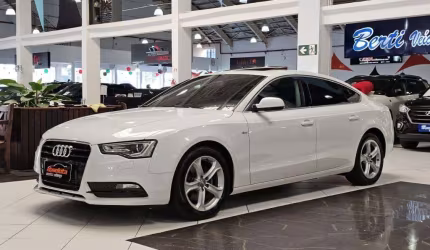 Audi a5 sportback  - branca - 2014/2015