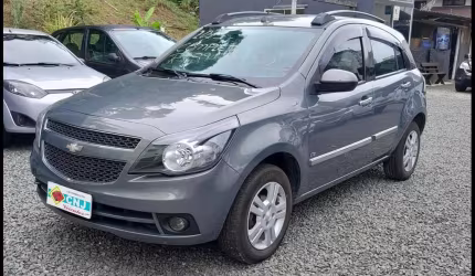 Chevrolet agile ltz 1.4 mpfi 8v flexpower 5p  - cinza - 2013/2013