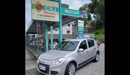 Renault sandero expresion 1.6 completo - prata - 2012/2013