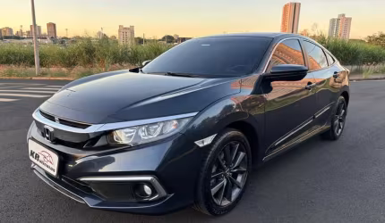 Honda civic ex cvt 2021 - azul - 2020/2021
