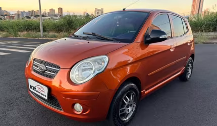 Kia picanto  ex2 1.0 at 2009 - laranja - 2009/2009