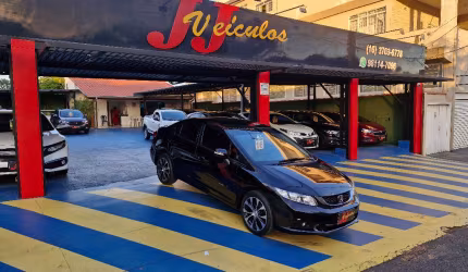 Civic 2.0 lxr at 2016 preto 