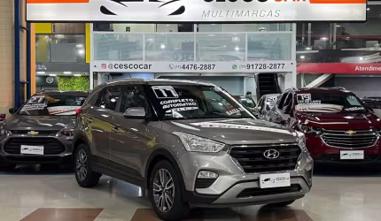 Hyundai creta 16a pulse - prata - 2017/2017
