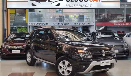 Renault duster 20 d 4x2a - preta - 2015/2016