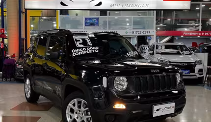 Jeep renegade sport at - preta - 2021/2021
