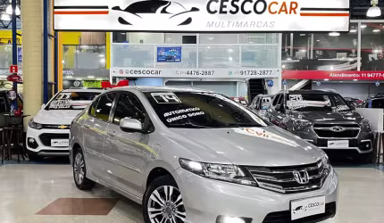 Honda city /  lx flex - prata - 2014/2014