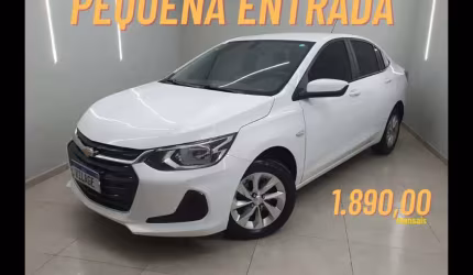 Chevrolet onix sedan  lt turbo 2023 flex automático zero de entrada 