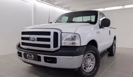Ford f-250 xlt 3.9 4x2 diesel tb - branca - 2011/2011