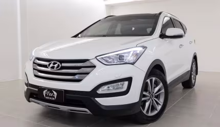 Hyundai santa santa fe gls 3.3 v6 7lug - branca - 2014/2015