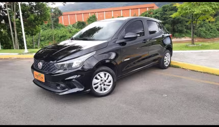 Fiat argo 1.0 6v flex.  - preta - 2018/2018