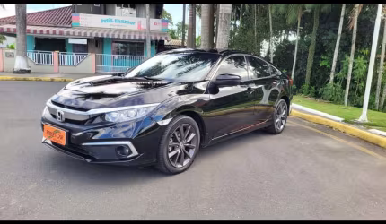 Honda civic ex cvt - preta - 2020/2021