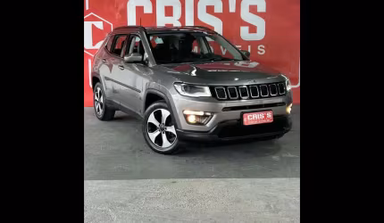 Jeep compass longitude 2.0 4x2 flex 16v aut.  - cinza - 2018/2018