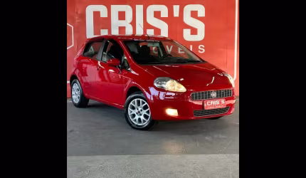 Fiat punto  elx 1.4 fire flex 8v 5p  - vermelha - 2007/2008