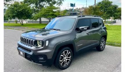 Jeep renegade long. t270 1.3 tb 4x2 flex aut.  - cinza - 2022/2023