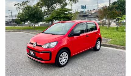 Volkswagen up take 1.0 total flex 12v 5p  - vermelha - 2017/2018