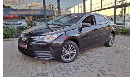 Toyota corolla gli 1.8 flex 16v  aut.  - preta - 2018/2018