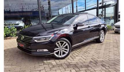 Volkswagen passat highline 2.0 tsi 220cv tip.  - preta - 2018/2019
