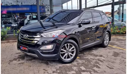 Hyundai grand santa fé  3.3 v6 4x4 tiptronic  - preta - 2013/2014