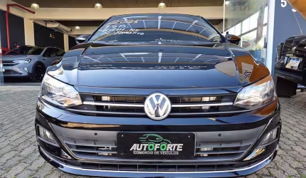 Volkswagen polo 1.0 200 tsi highline automatico - preta - 2021/2021