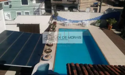 Mansão em Santa Cecília, com piscina infantil e piscina adulto, espaço gourmet, fogão a lenha, 9 qu
