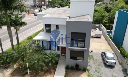 Casa com 4 quartos à venda na avenida luiz boiteux piazza, cachoeira do bom jesus, florianópolis, 425 m2 por r$ 2.400.000