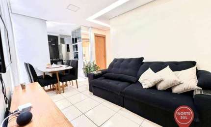 Apartamento com 2 dormitórios para alugar, 50 m² por R$ 2.985,00/mês - Chácaras Reunidas Santa Terezinha - Contagem/MG