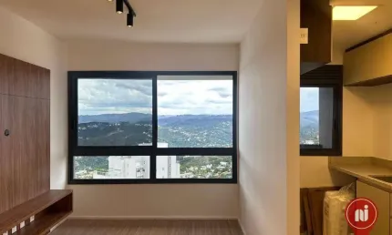 Apartamento com 1 dormitório, 44 m² - venda por R$ 990.000,00 ou aluguel por R$ 5.650,00/mês - Vila da Serra - Nova Lima/MG