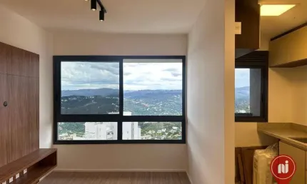 Apartamento com 1 dormitório, 44 m² - venda por R$ 990.000,00 ou aluguel por R$ 5.650,00/mês - Vila da Serra - Nova Lima/MG