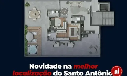 Apartamento Garden com 2 dormitórios à venda, 151 m² por R$ 1.585.200 - Santo Antônio - Belo Horizonte/MG