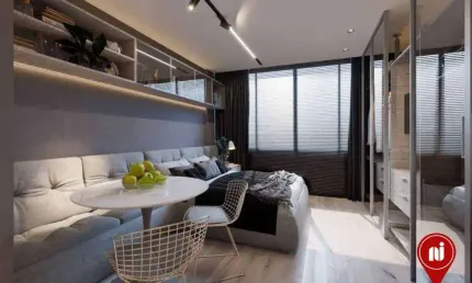 Flat com 1 dormitório à venda, 28 m² por R$ 335.000 - Buritis - Belo Horizonte/MG