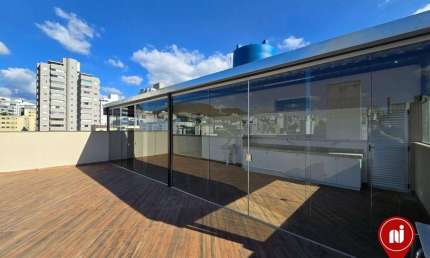 Cobertura com 1 dormitório para alugar, 100 m² por R$ 3.000/mês - Buritis - Belo Horizonte/MG