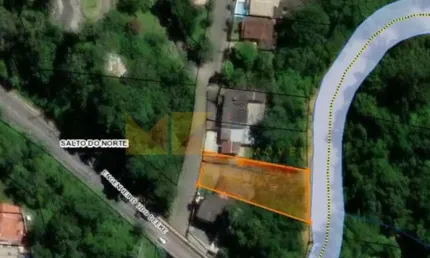 Terreno à venda na Rua Cinco de Outubro, 406, Salto do Norte, Blumenau, 1017 m2 por R$ 495.000