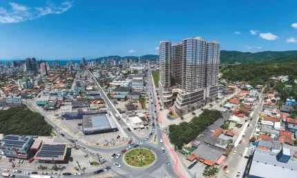 Apartamento com 1 quarto à venda na Rua Raul Lauro de Souza, 16, Jardim Dourado, Porto Belo, 40 m2 por R$ 1.360.000