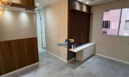 Apartamento com 2 dormitórios à venda, 56 m² por R$ 220.000 - Neves - São Gonçalo/RJ