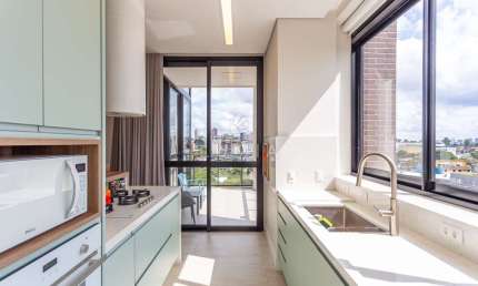 Apartamento com 2 quartos à venda na Rua Myltho Anselmo da Silva, 1486, Mercês, Curitiba, 142 m2 por R$ 1.980.000