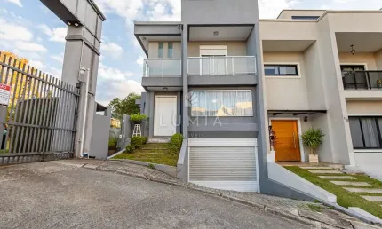 Casa em condomínio fechado com 3 quartos à venda na rua máximo joão kopp, 257, santa cândida, curitiba, 237 m2 por r$ 989.990