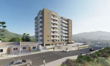 Apartamento em construção, 2 quartos, 01 suíte, garagem