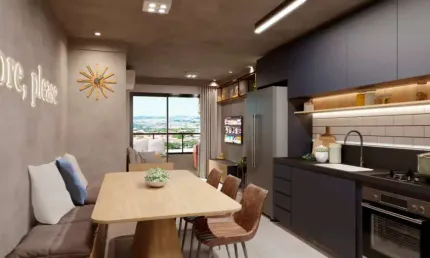 Apartamento com 1 quarto à venda no Ribeirânia, Ribeirão Preto 