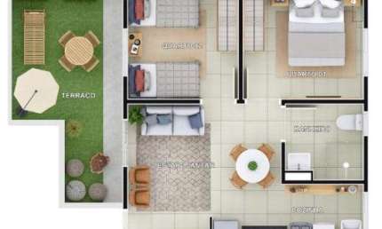 Apartamento com 2 quartos à venda no Parque São Sebastião, Ribeirão Preto 