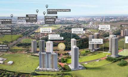 Apartamento com 3 quartos à venda no Jardim Olhos d'Água, Ribeirão Preto 